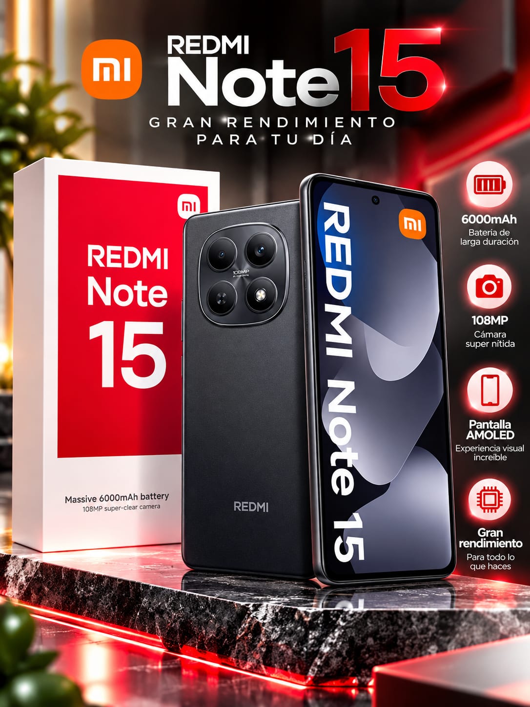 Xiaomi Redmi Note 15 Black 8GB+256GB